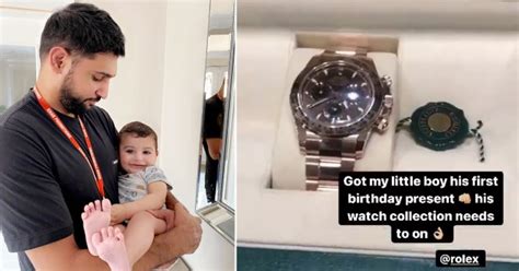 kid buys 30k rolex|Khan and wife celebrate son's first birthday with £30k Rolex and .